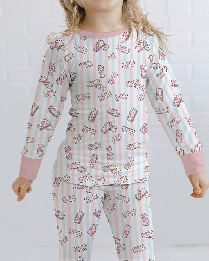 Marshmallow Magic Bamboo Two Piece Long Sleeve Pajama Set