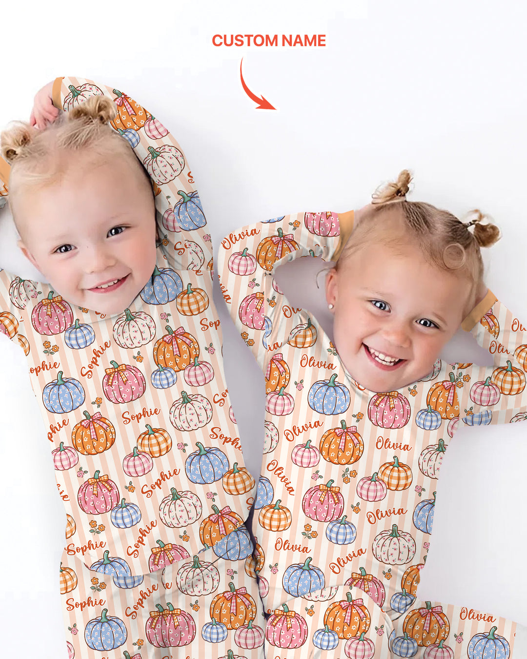 Conjunto de pijama de dos piezas de bambú con mangas largas, plantilla PERSONALIZADA
