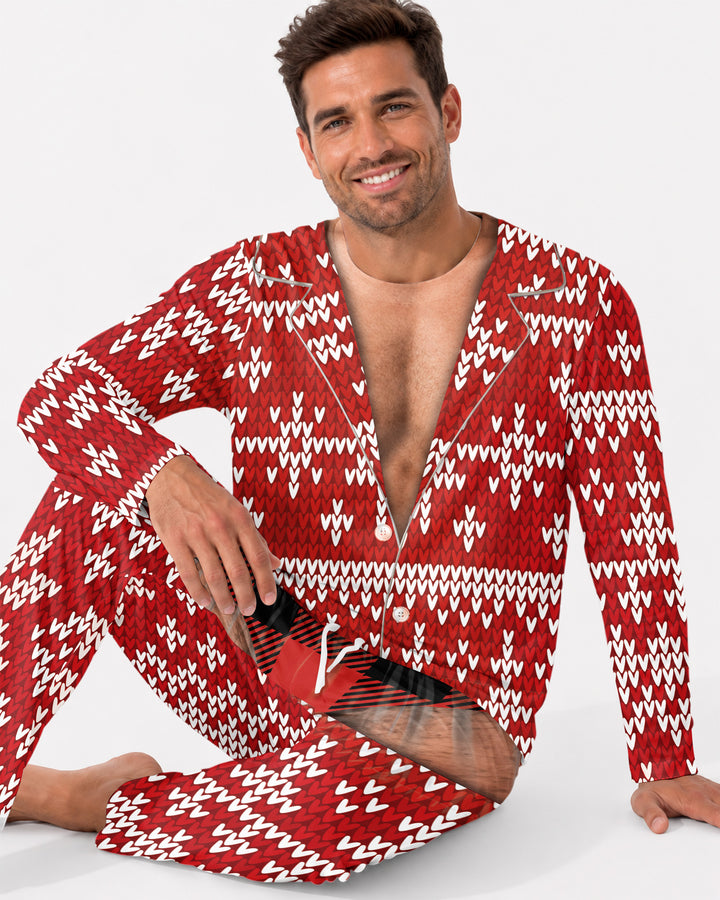 Personalized Funny Christmas Bamboo Men's Pajama Set (TIB)