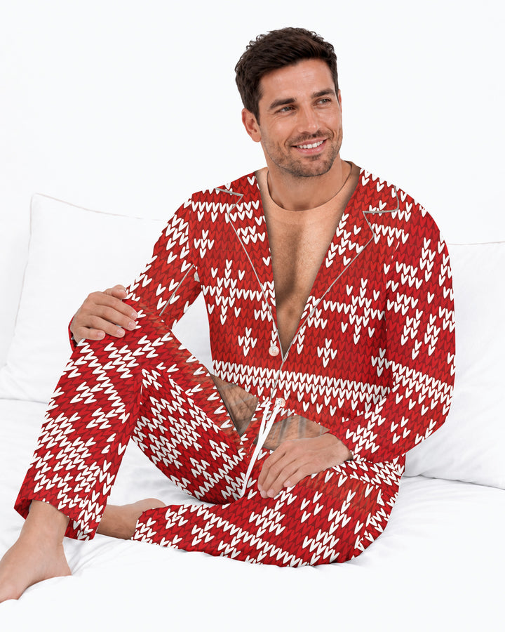 Personalized Funny Christmas Bamboo Men's Pajama Set (TIB)