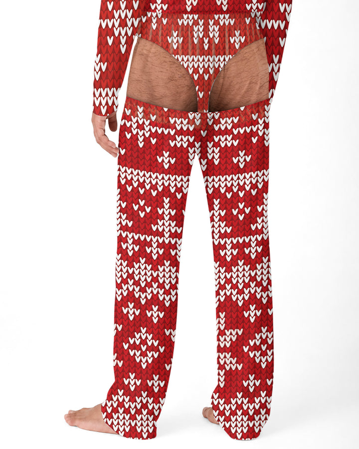 Personalized Funny Christmas Bamboo Men's Pajama Set (TIB)