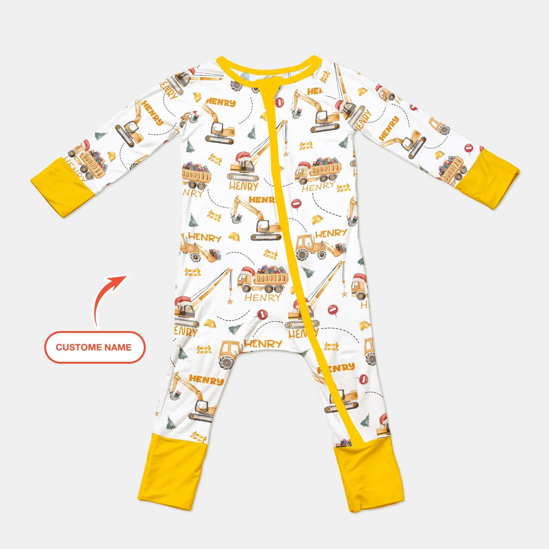 Santa's Little Builders Custom Name Convertible Zippy - Zumbamboo