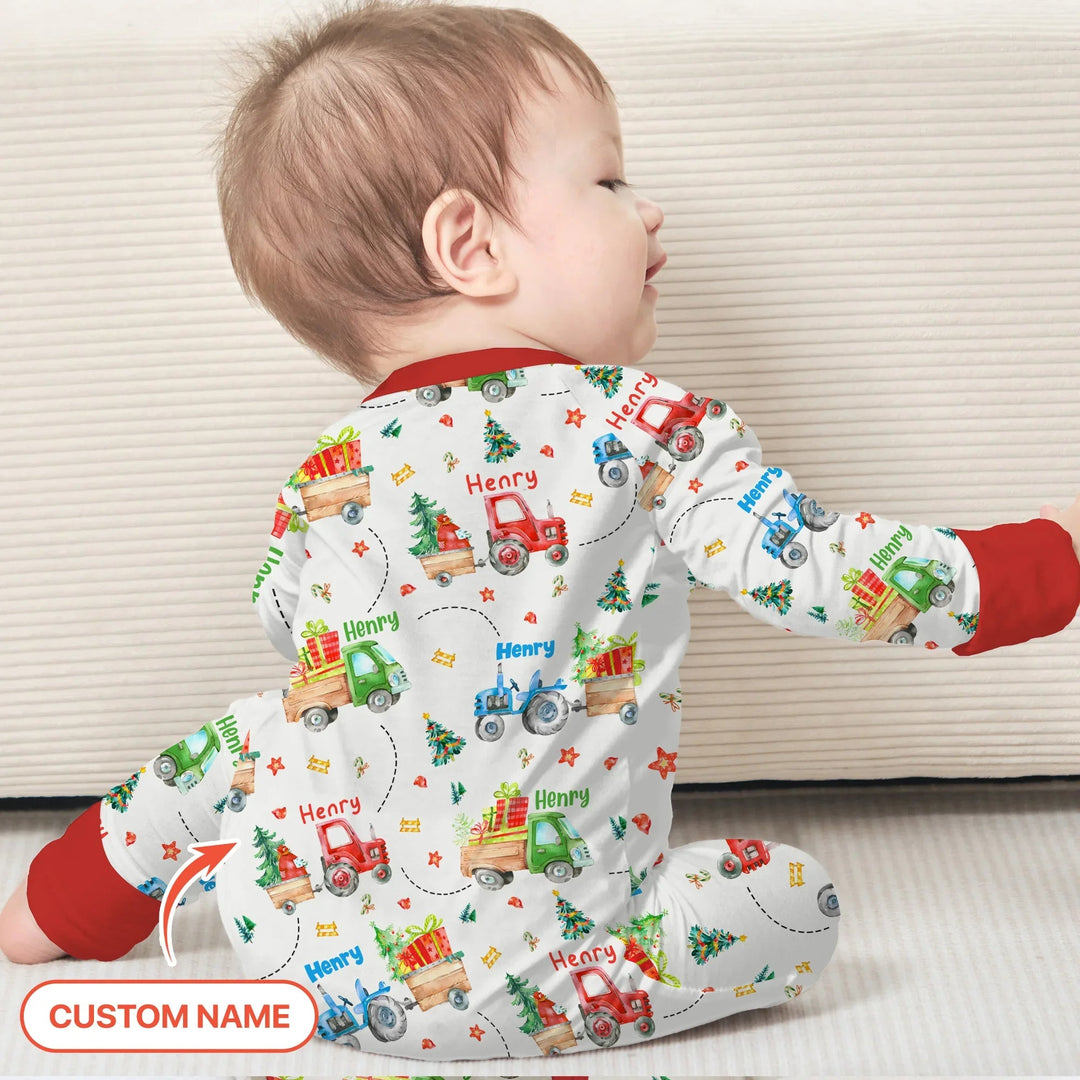 Santa's Little Builders Custom Name Convertible Zippy - Zumbamboo