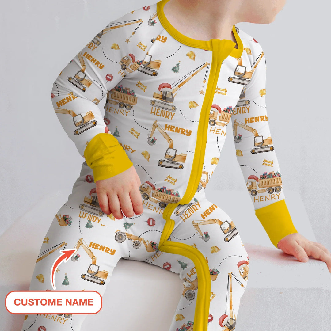 Santa's Little Builders Custom Name Convertible Zippy - Zumbamboo