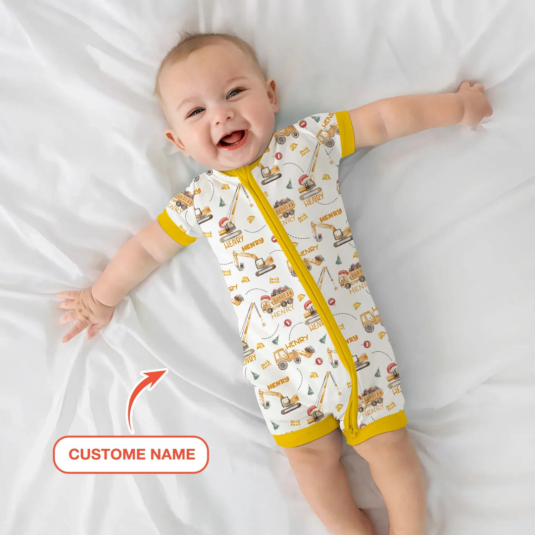 Santa's Little Builders Custom Name Shorty Zippy - Zumbamboo