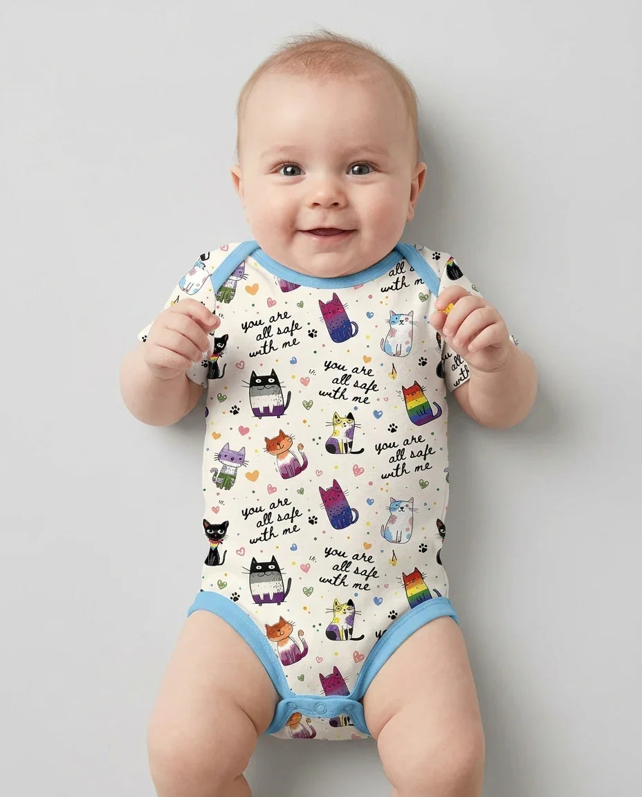Gerippte Babykleidung mit individuellem Foto - Weich &amp; Skizzenhaft