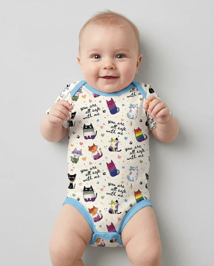 Gerippte Babykleidung mit individuellem Foto - Weich &amp; Skizzenhaft