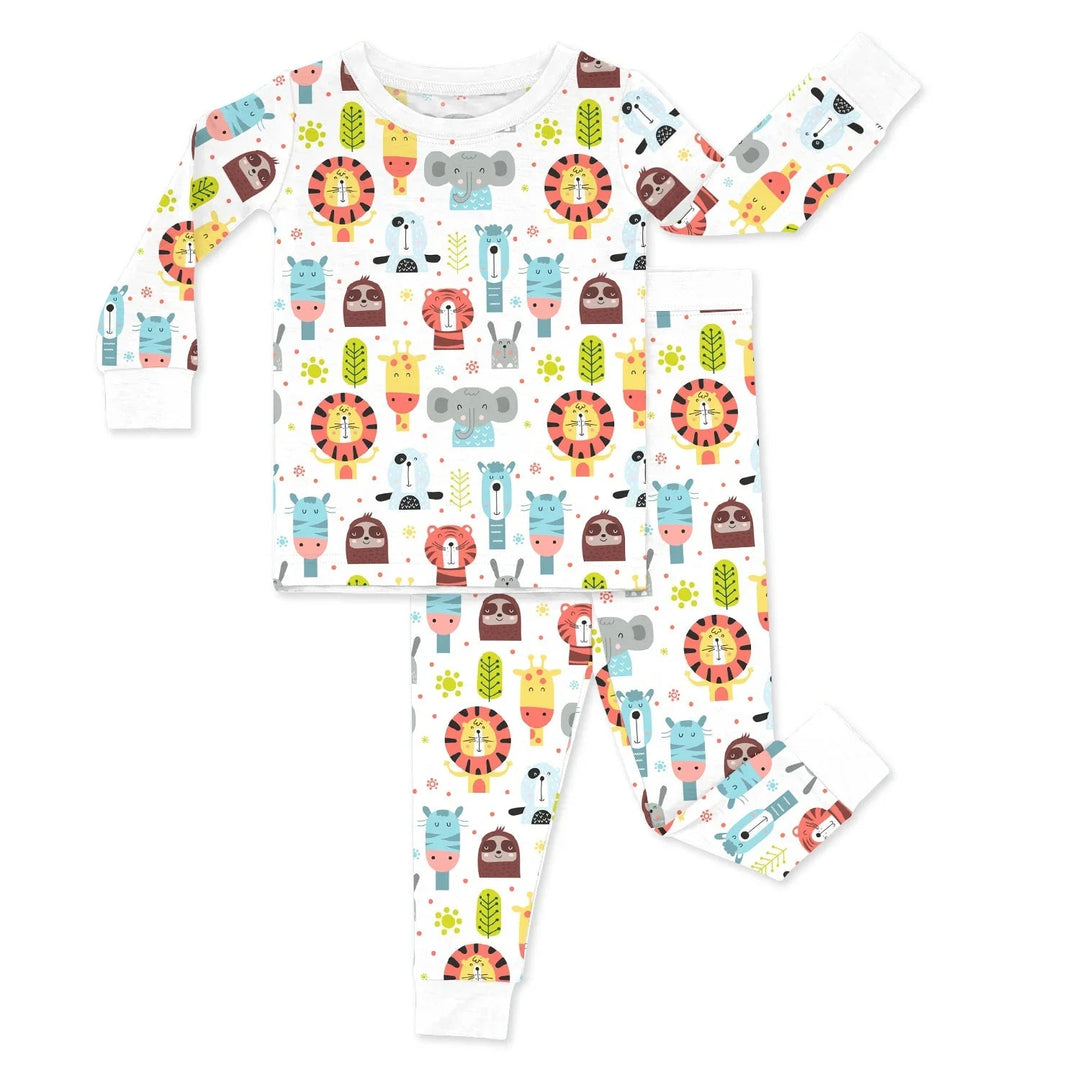Scandi Style Animals Two Piece Pajama Set - Zumbamboo