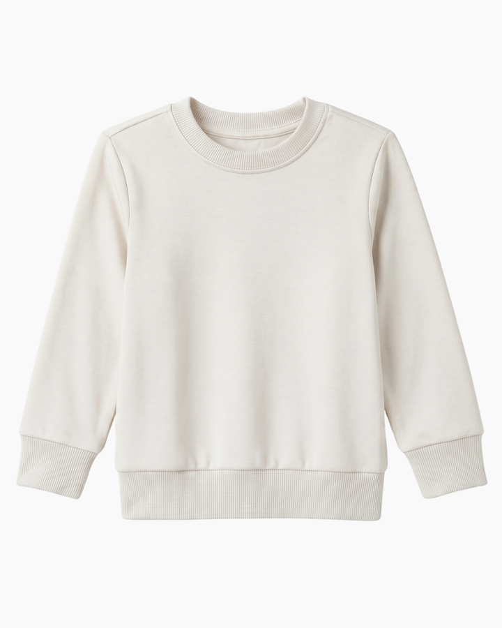 Solid Color Bamboo Crewneck Sweatshirt