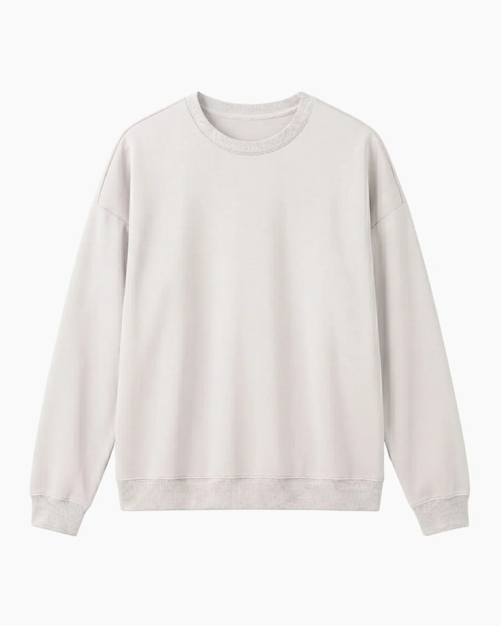 Solid Color Bamboo Adult Crewneck Sweatshirt