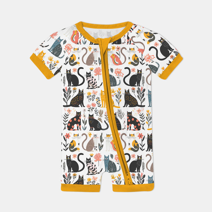 Botanical Cats Shorty Zippy