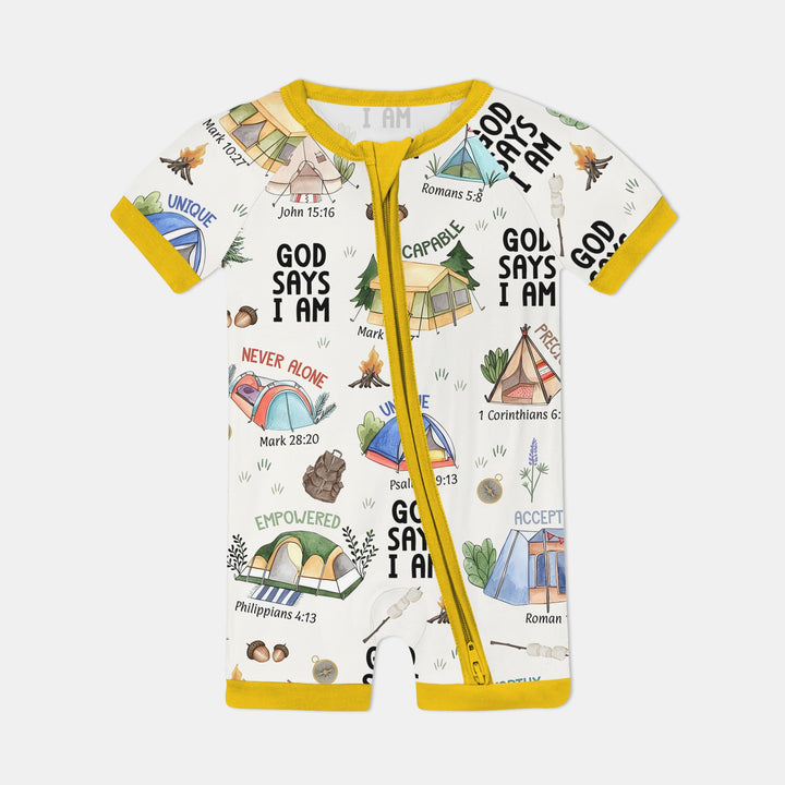 God Says I Am – Adventure Affirmations Shorty Zippy