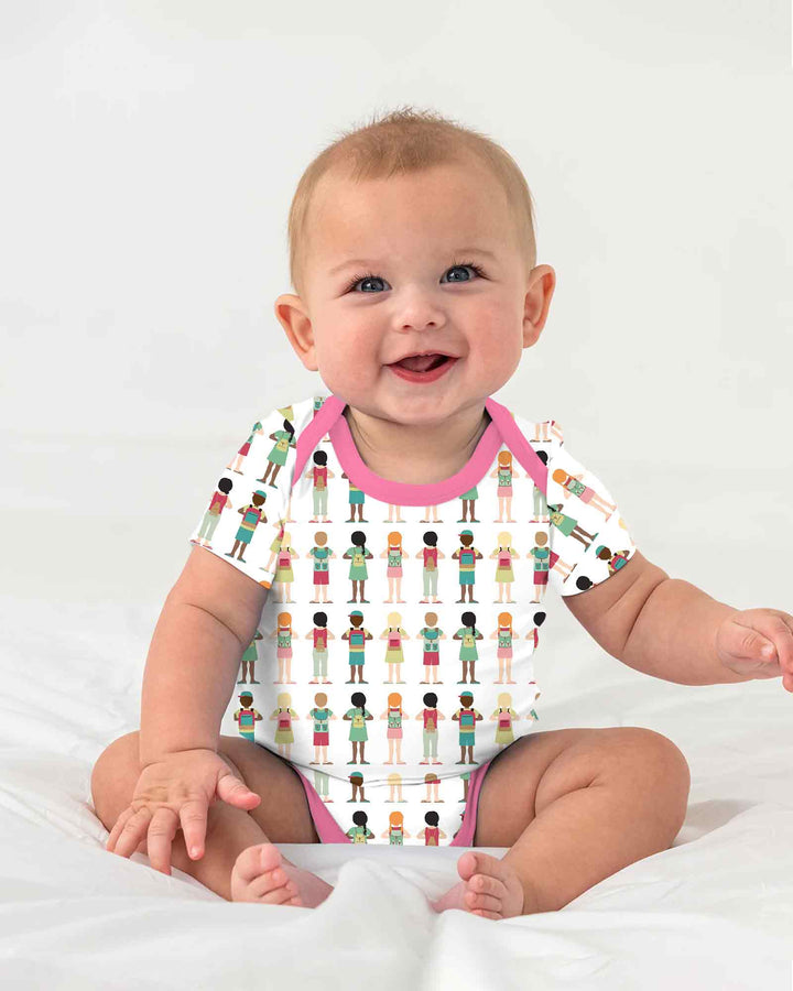 Little Friends Everywhere Bamboo Bodysuit