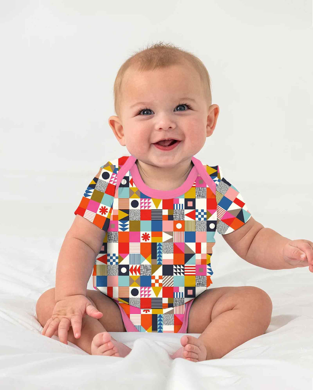 Playful Shapes Bamboo Bodysuit