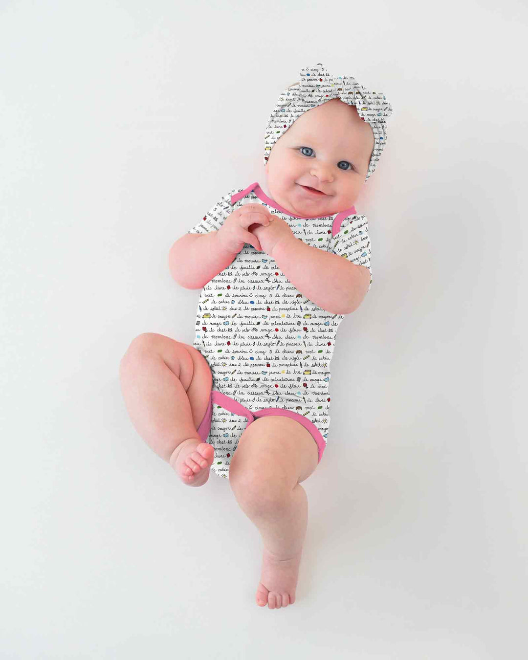 Gerippte Babykleidung mit individuellem Foto - Weich &amp; Skizzenhaft