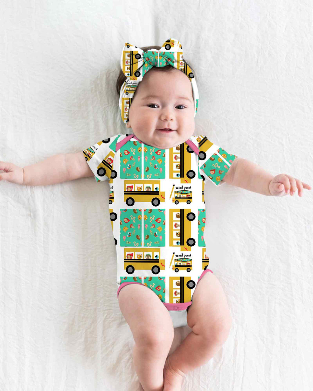 School Bus Adventures Bamboo Bodysuit