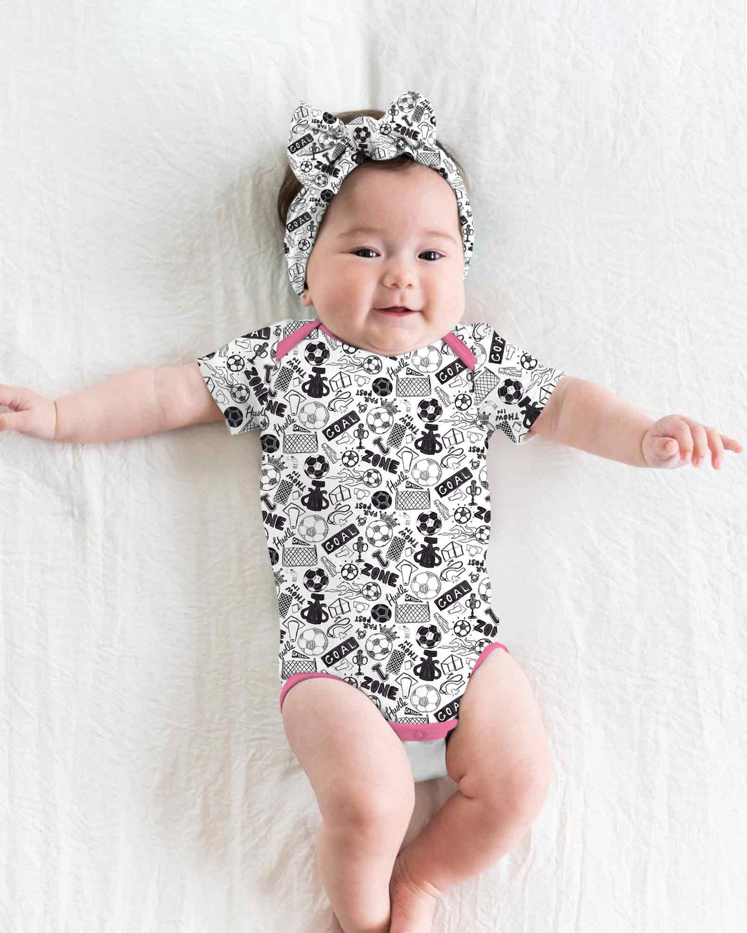 Gerippte Babykleidung mit individuellem Foto - Weich &amp; Skizzenhaft