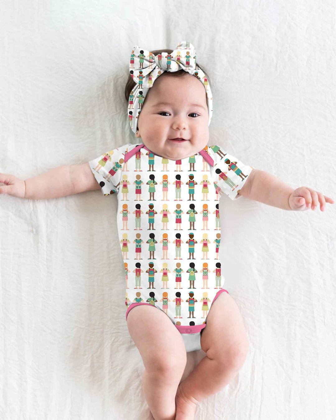 Little Friends Everywhere Bamboo Bodysuit