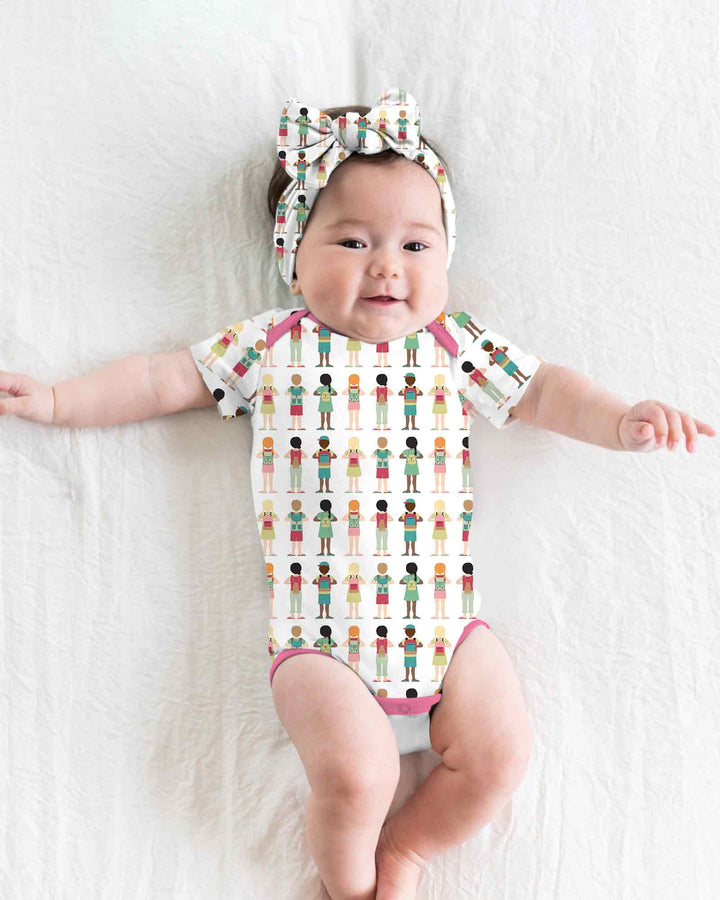 Little Friends Everywhere Bamboo Bodysuit