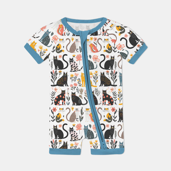 Botanical Cats Shorty Zippy