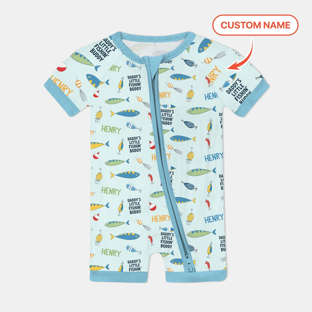 Fishing Squad Family Matching Shorty Zippy