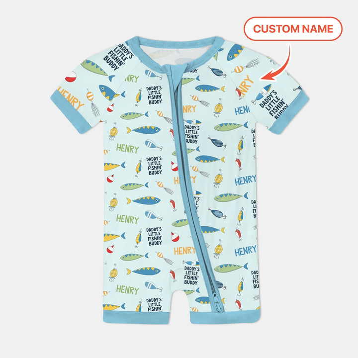 Fishing Squad Family Matching Shorty Zippy