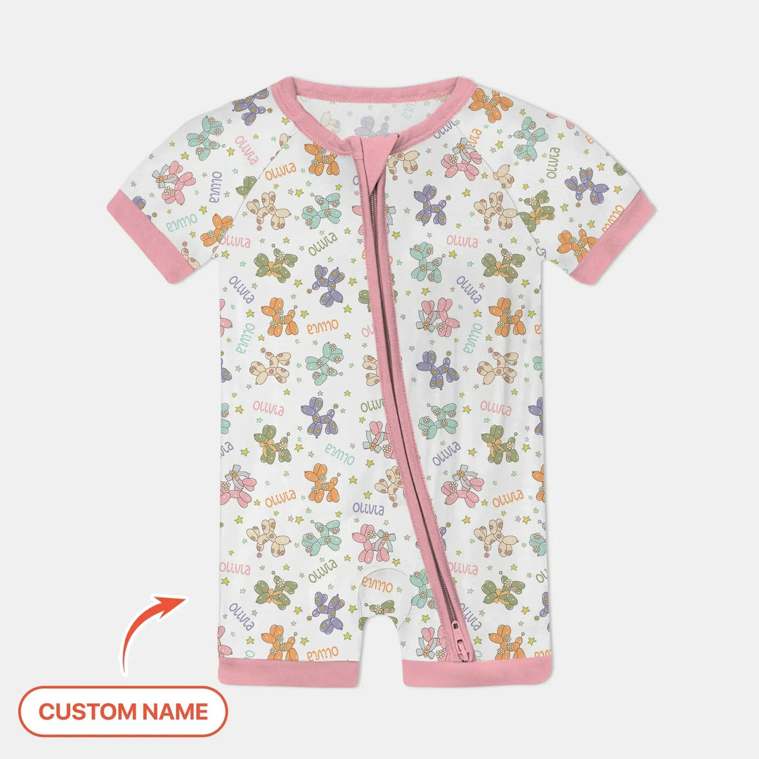 Custom Name Balloon Dog Shorty Zippy