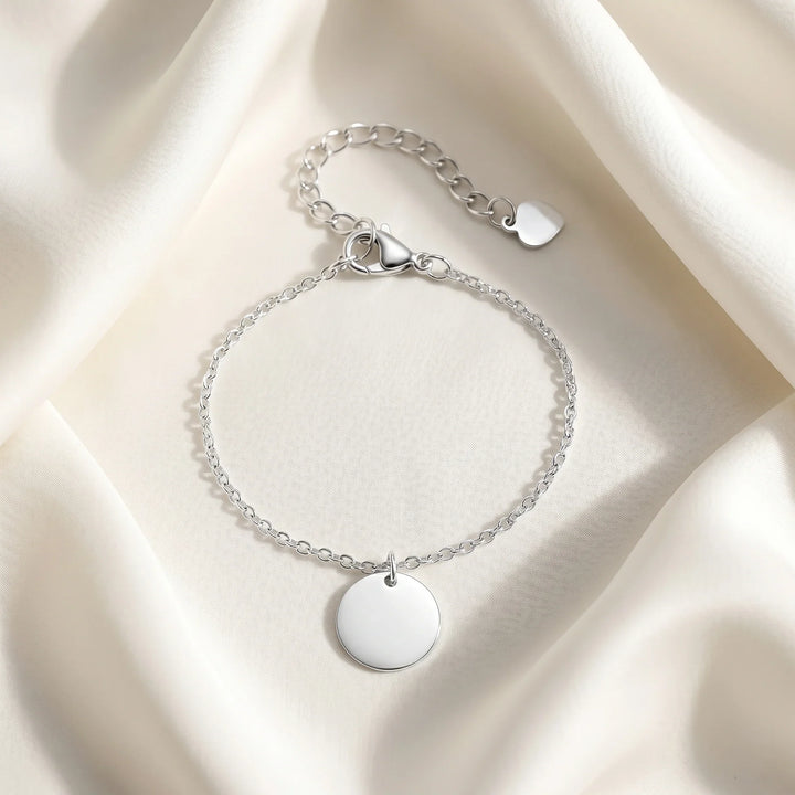 The Signature Disc: Personalized Baby Anklet