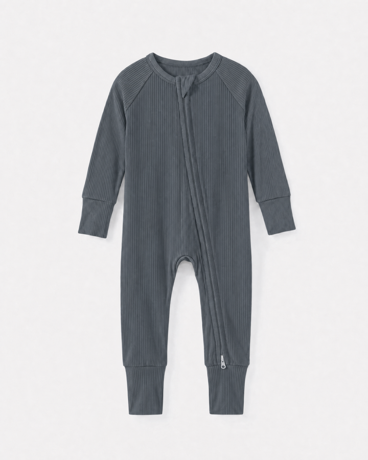 Gerippte Babykleidung mit individuellem Foto - Weich &amp; Skizzenhaft