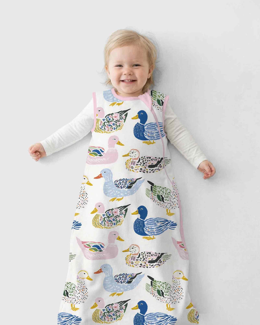 Whimsical Garden Ducks Bamboo Sleep Bag