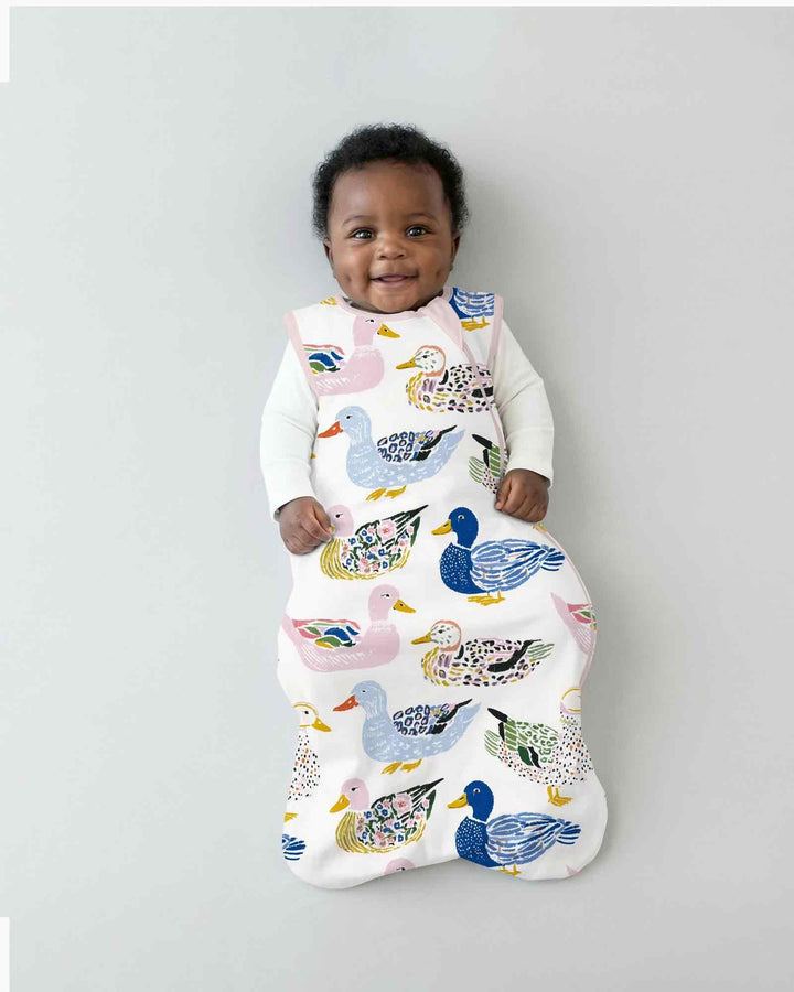 Whimsical Garden Ducks Bamboo Sleep Bag
