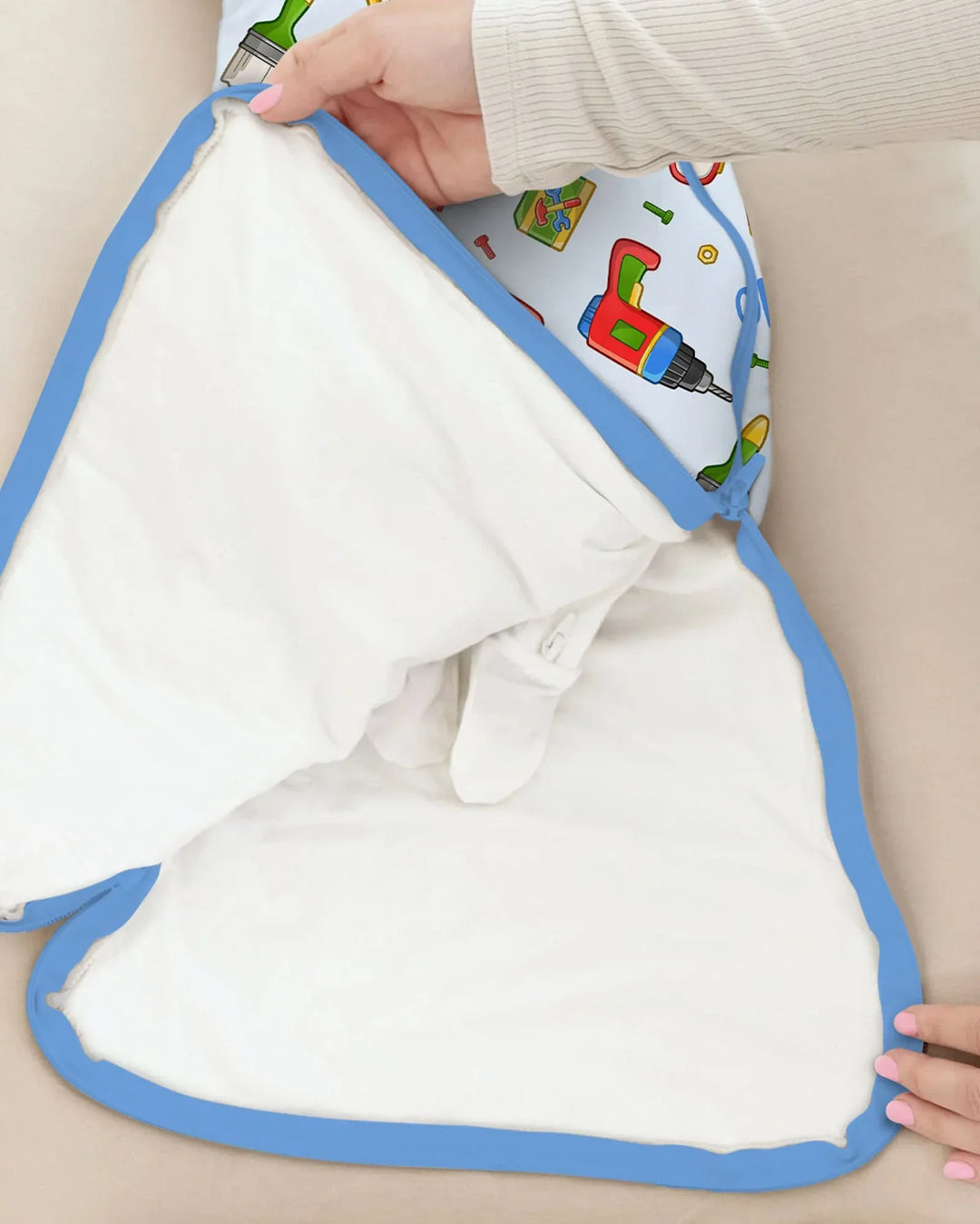Custom Name Dad & Me Fixer Crew Bamboo Sleep Bag