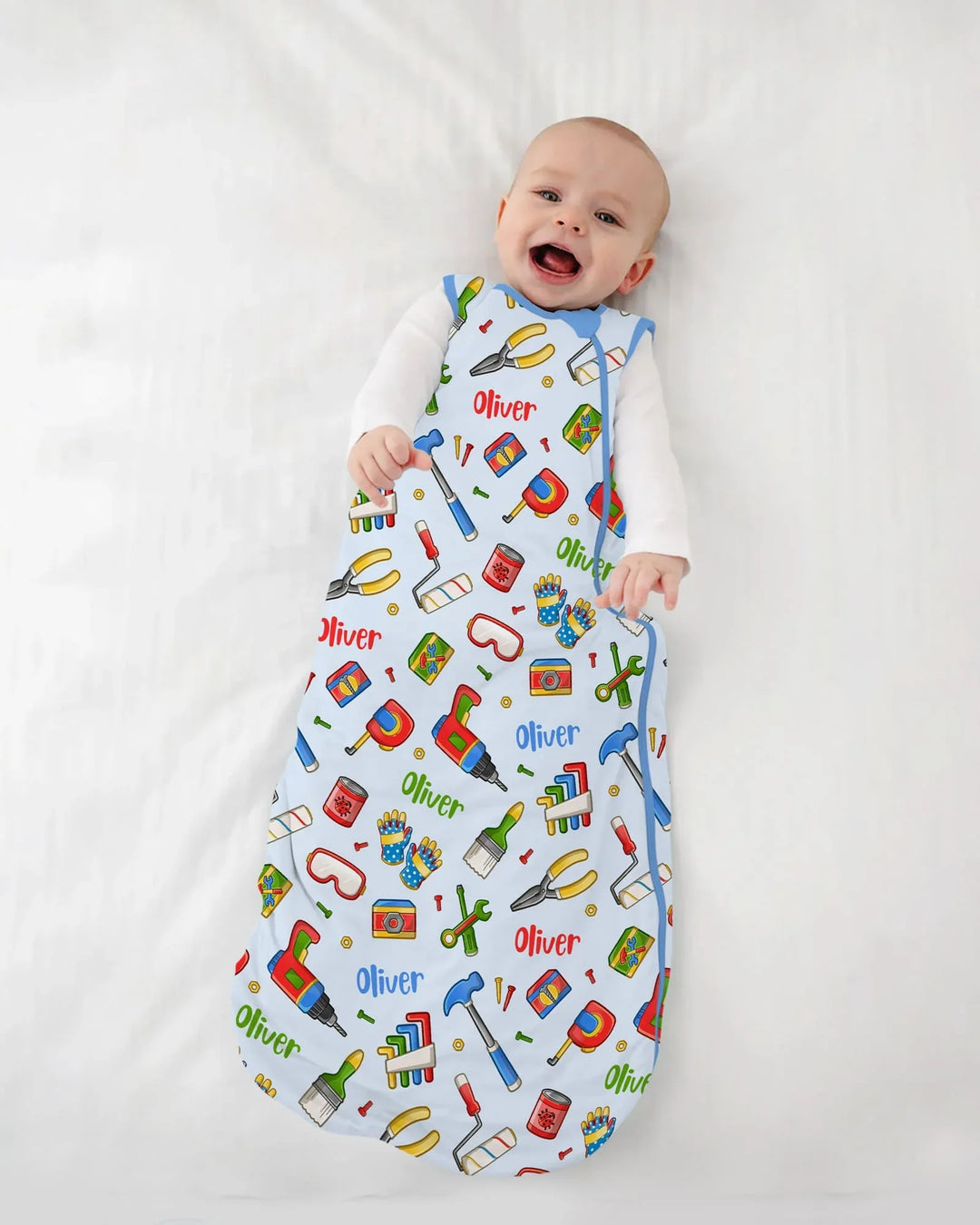 Custom Name Dad & Me Fixer Crew Bamboo Sleep Bag