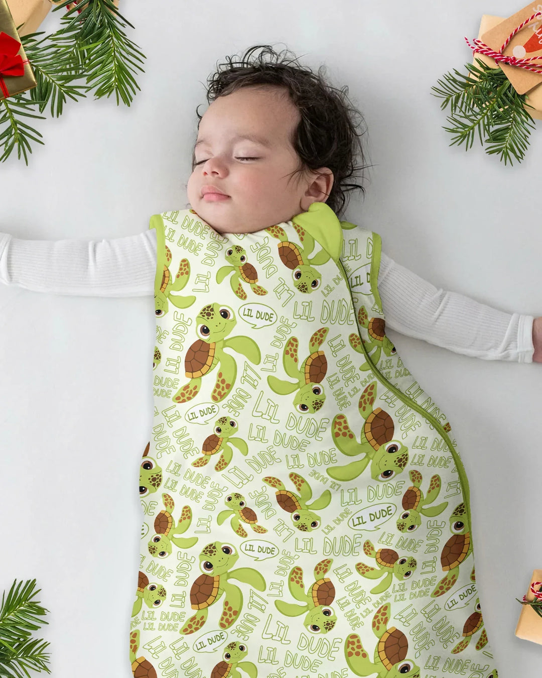 Father and Son Turtle Bamboo Sleep Bag