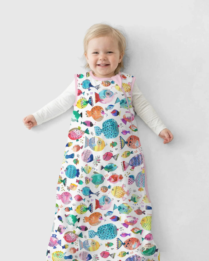Rainbow Reef Fish Bamboo Sleep Bag