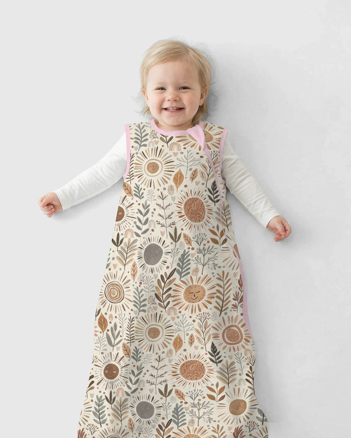 Boho Sunshine Garden Bamboo Sleep Bag
