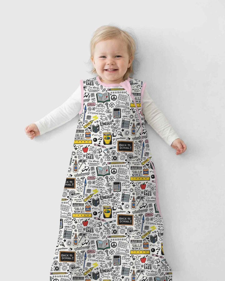 School Days Doodles Bamboo Sleep Bag