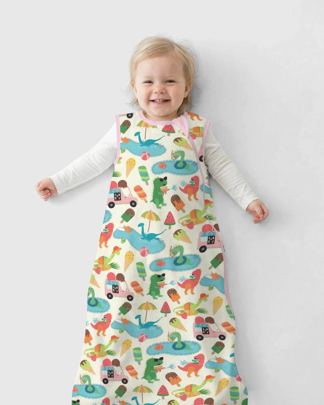 Dino Summer Splash Bamboo Sleep Bag