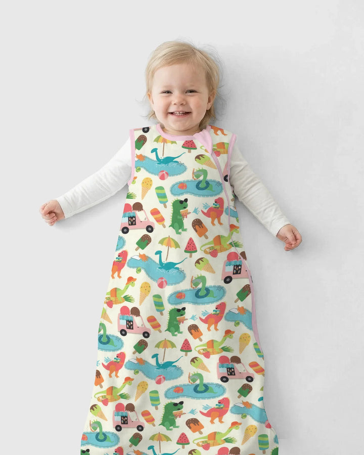 Dino Summer Splash Bamboo Sleep Bag
