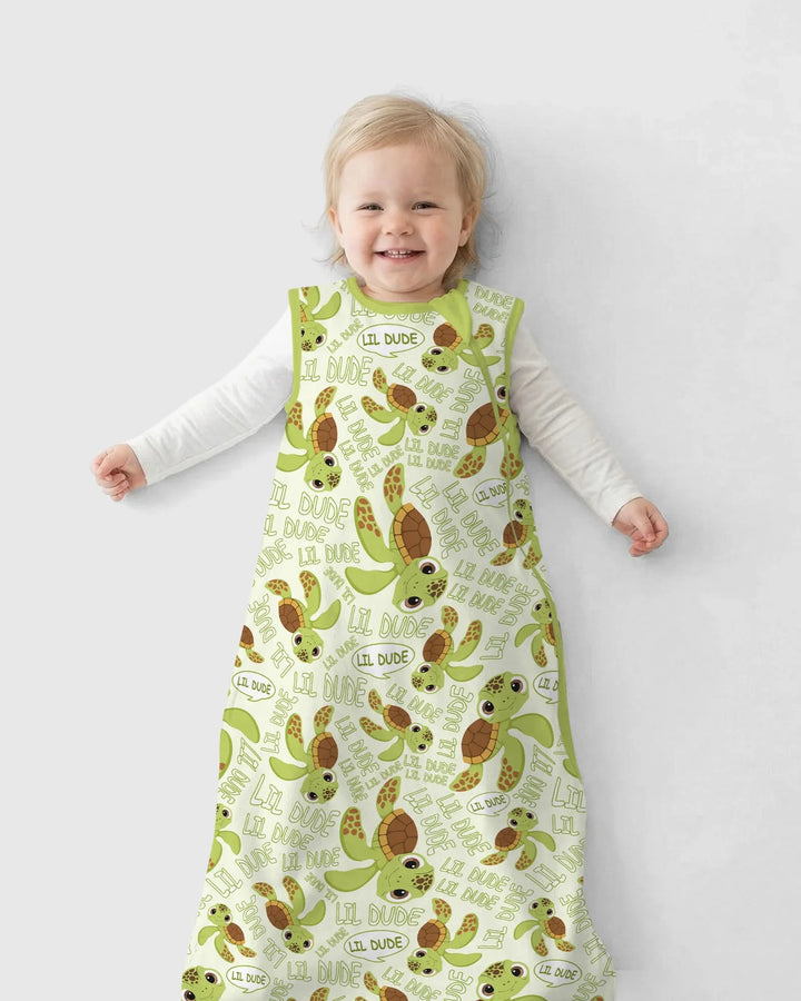 Father and Son Turtle Bamboo Sleep Bag