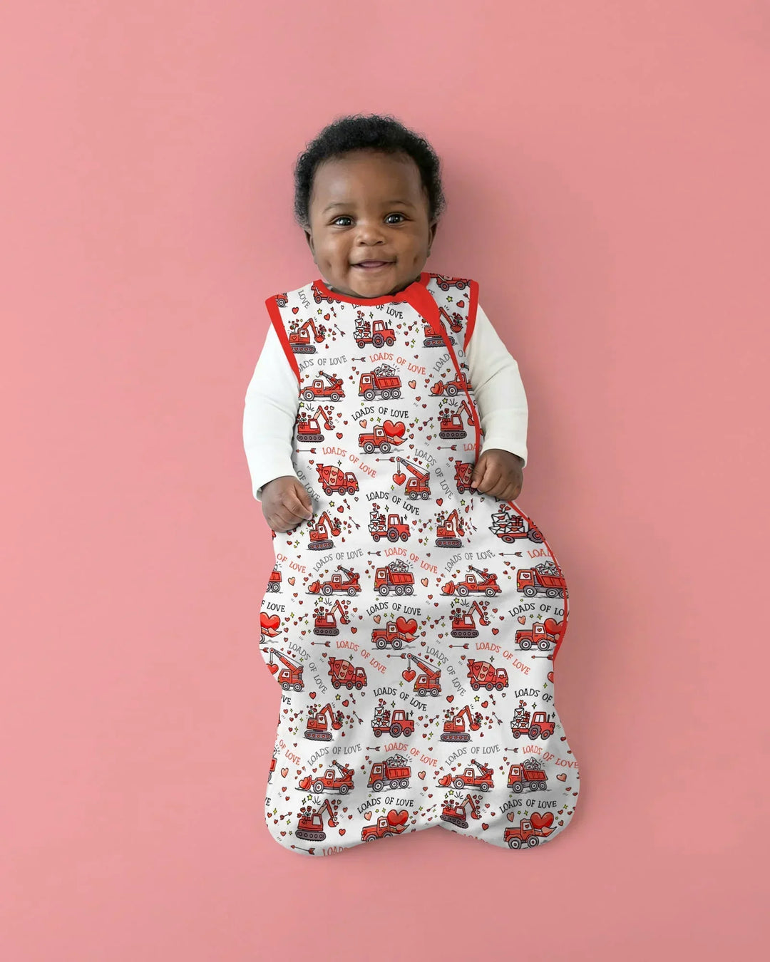 Construction Trucks Loads of Love Sleep Bag