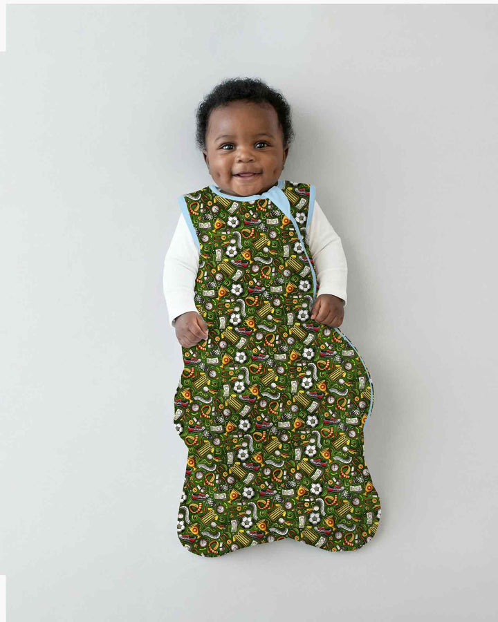Green Soccer All-Star Bamboo Sleep Bag