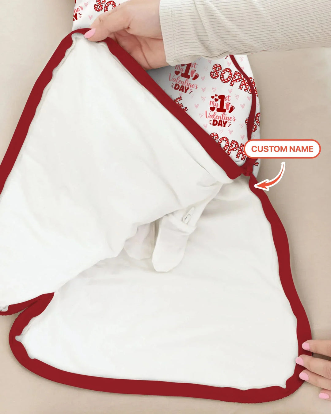 Vorlage für benutzerdefinierten Schlafsack