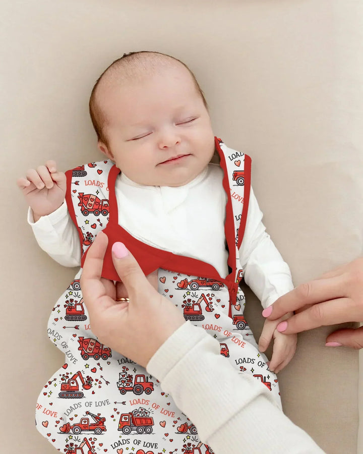 Construction Trucks Loads of Love Sleep Bag