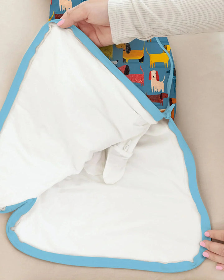 Whimsical Dachshund Bamboo Sleep Bag