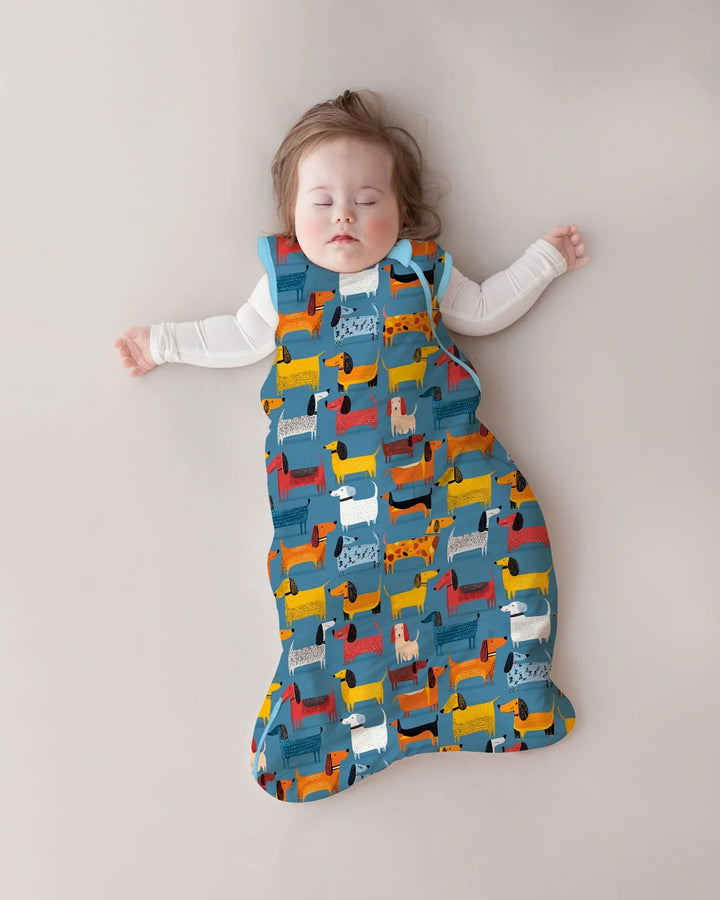 Whimsical Dachshund Bamboo Sleep Bag