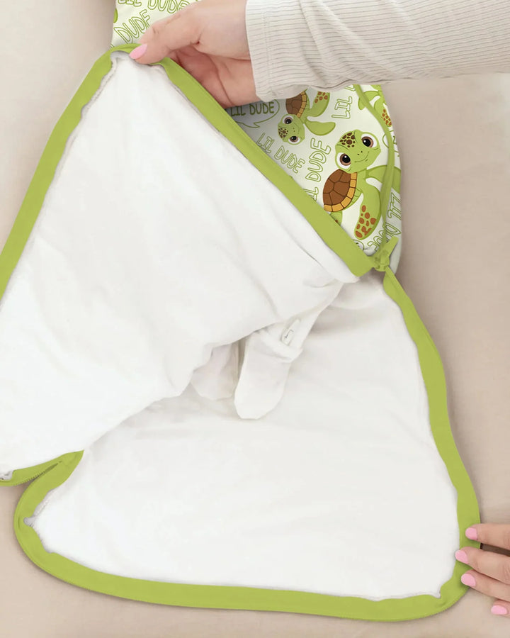 Father and Son Turtle Bamboo Sleep Bag