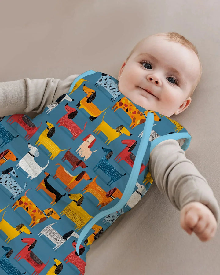 Whimsical Dachshund Bamboo Sleep Bag