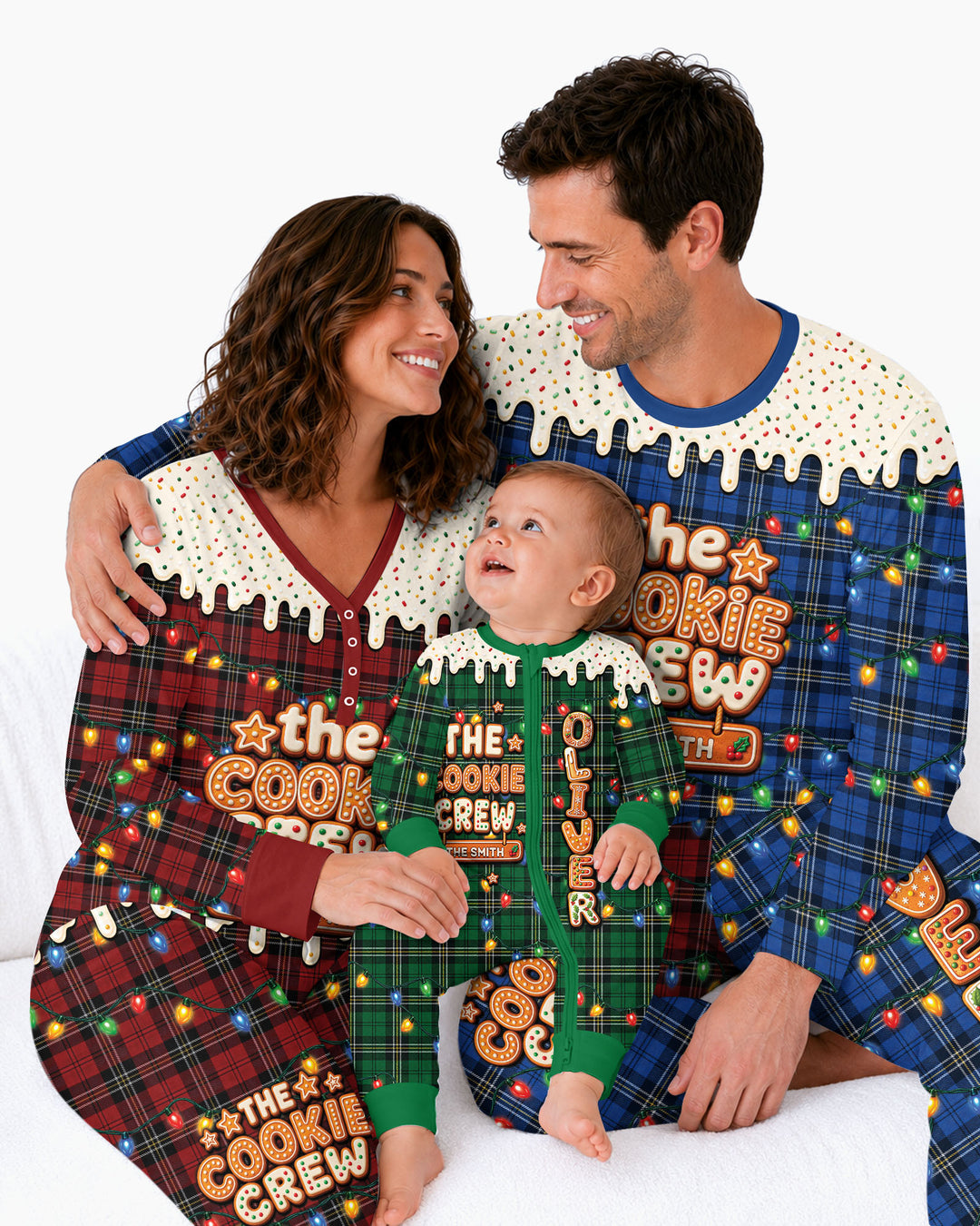 The Cookie Crew Custom Name Bamboo Women Pajama Set