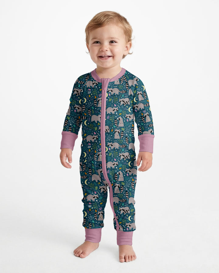 Midnight Raccoons Bamboo Convertible Zippy